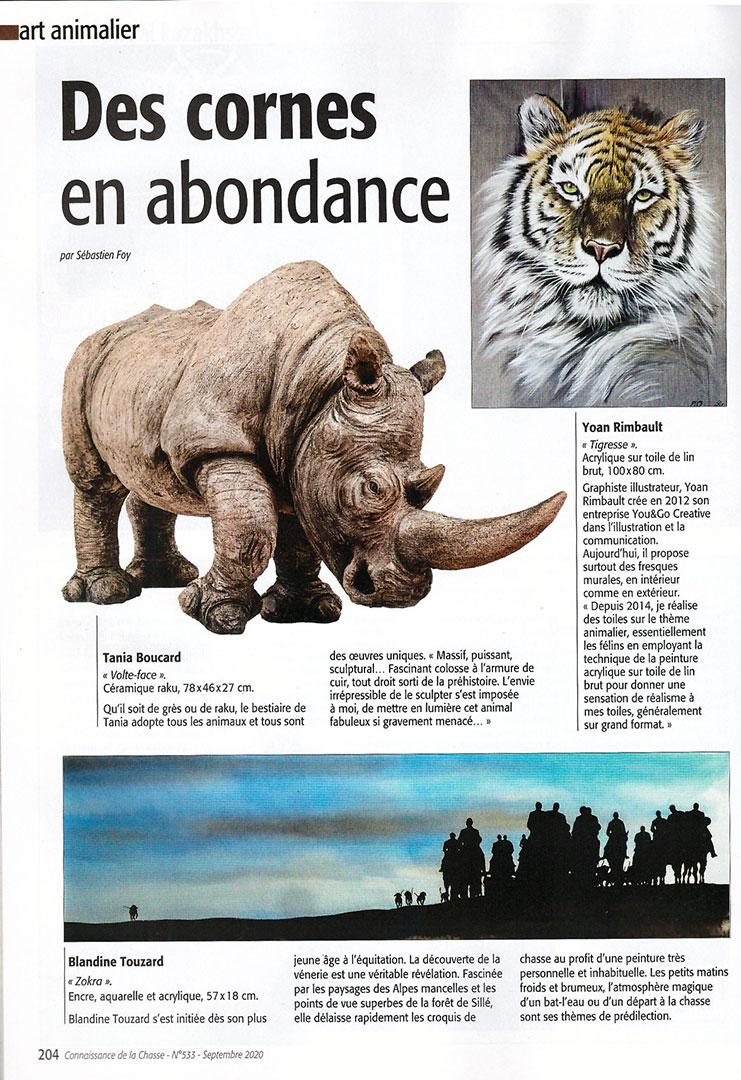 Connaissance de la Chasse - Septembre 2020