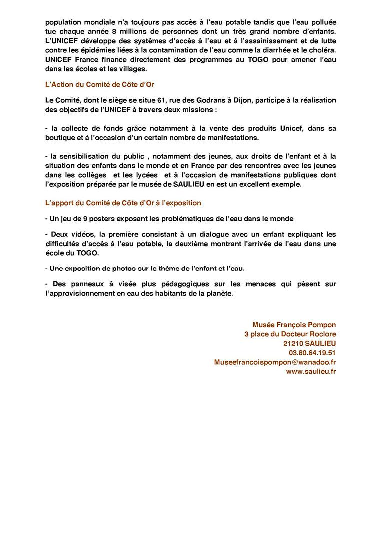 Musée Pompon - Septembre-décembre 2013